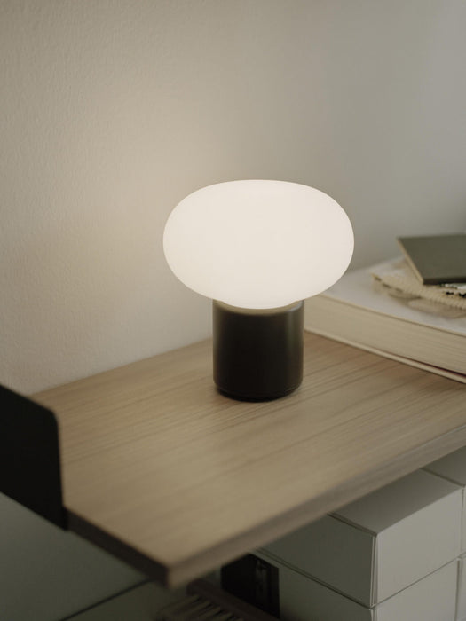 Karl-Johan Small Portable Table Lamp, Dimmable
