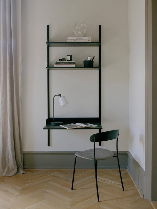 New Works Wall Desk with Shelves