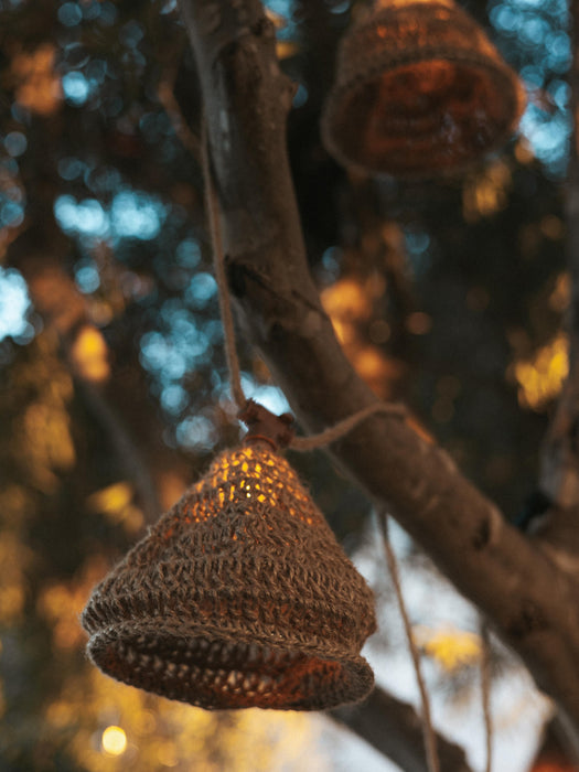 Solar Jute LED Fairy Lights Maro 800 cm