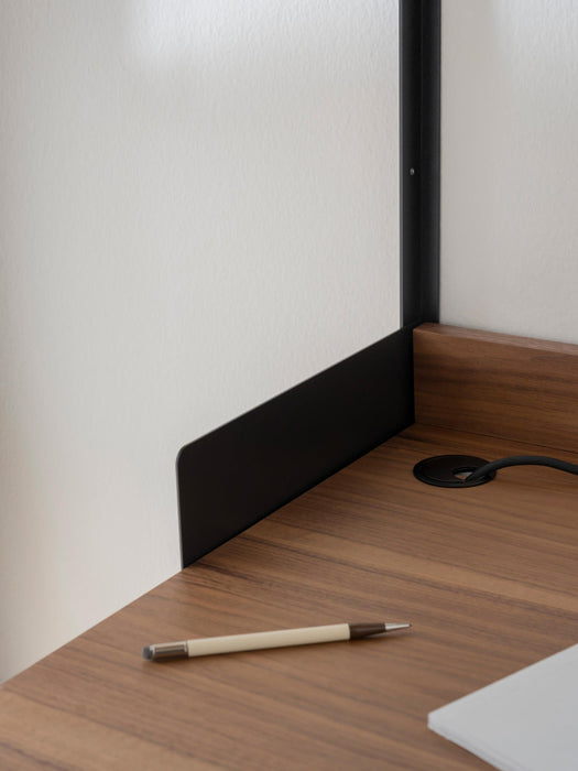 New Works Wall Desk with Shelves