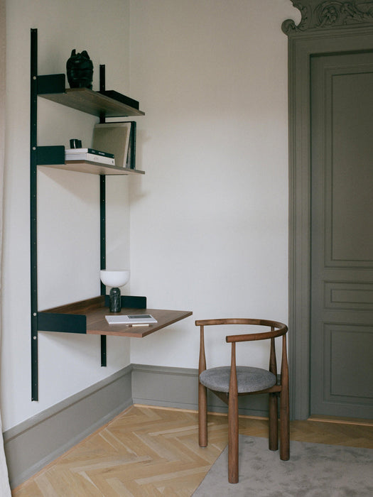 New Works Wall Desk with Shelves