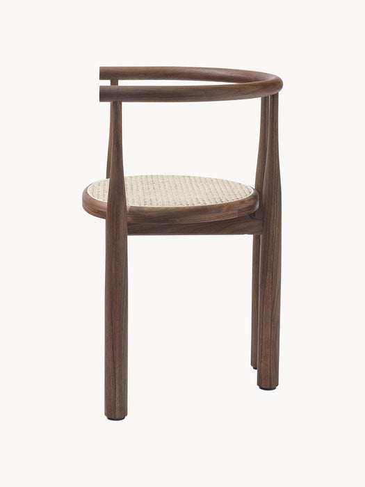Bukowski Walnut Wood Armchair
