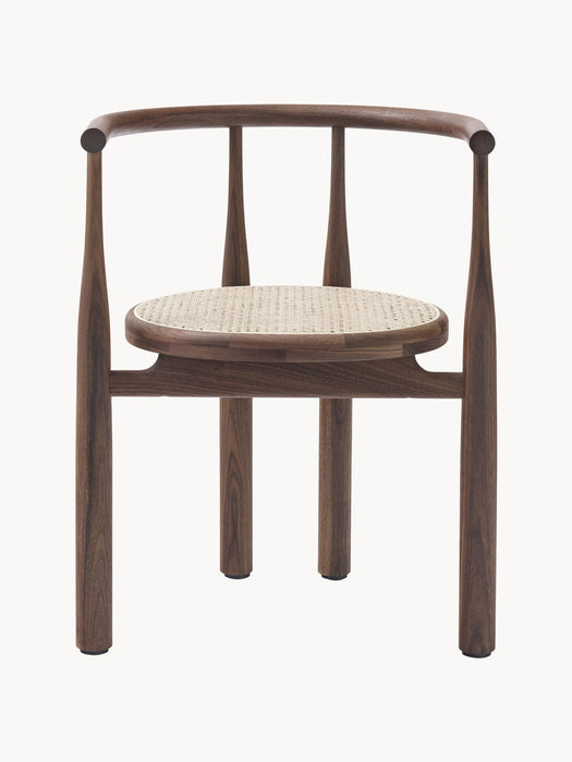 Bukowski Walnut Wood Armchair