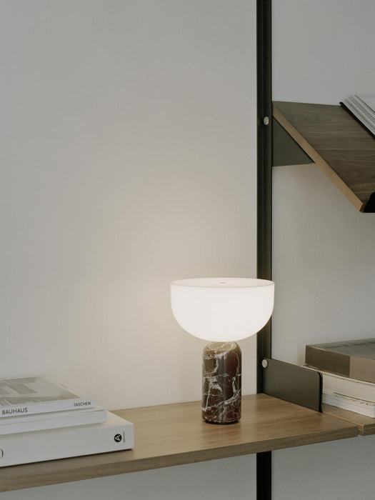 Kizu Small Portable Marble LED Table Lamp, Dimmable