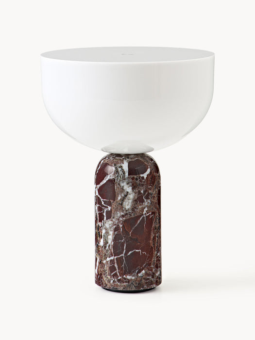 Kizu Small Portable Marble LED Table Lamp, Dimmable