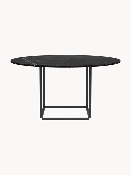 Florence Dining Table with Marble Table Top, Ã 145 cm