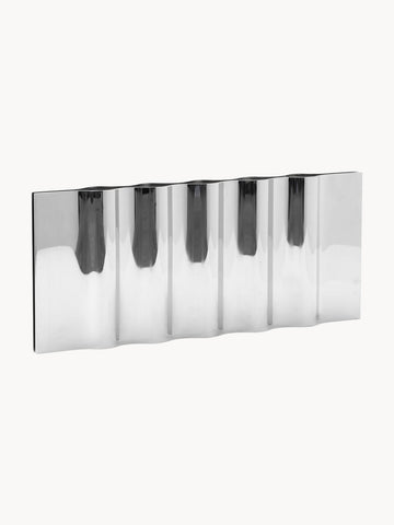 Ripply Stainless Steel Candle Holder