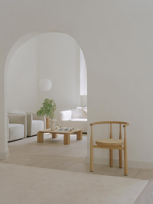 Oak Wood Dining Chair Bukowski with Armrests