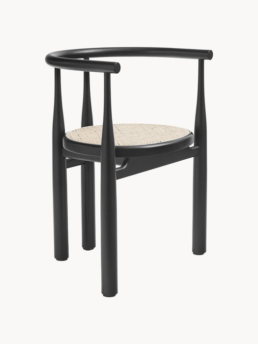 Beech Wood Dining Chair Bukowski with Armrests