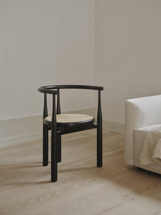 Beech Wood Dining Chair Bukowski with Armrests