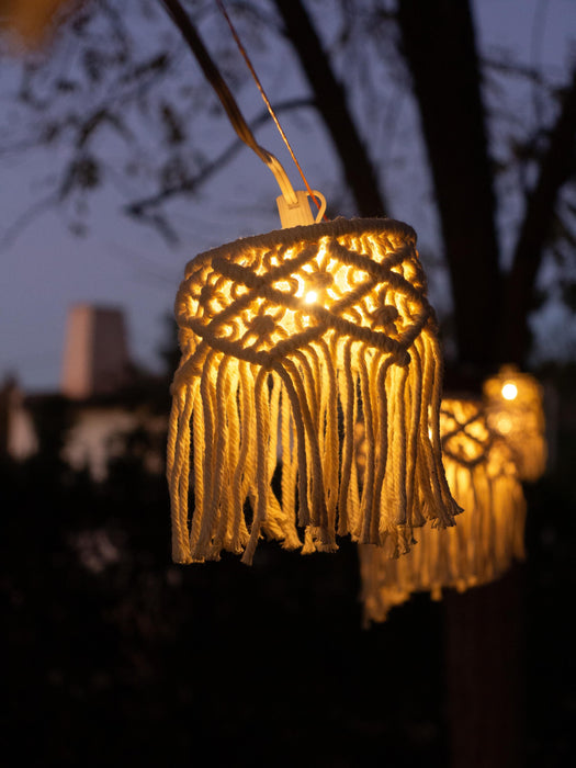 Solar LED Cotton Ball Fairy Lights Mykonos 800 cm