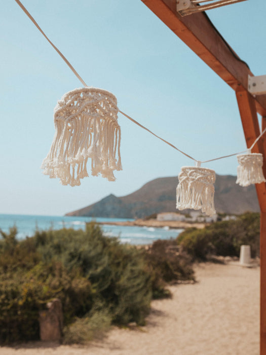 Solar LED Cotton Ball Fairy Lights Mykonos 800 cm