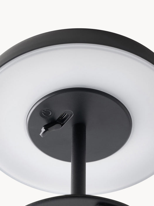Small Solar LED Table Lamp Elmer, Dimmable