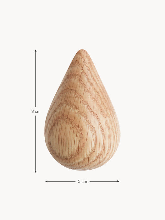 Wooden Wall Hooks Dropit Set of 2