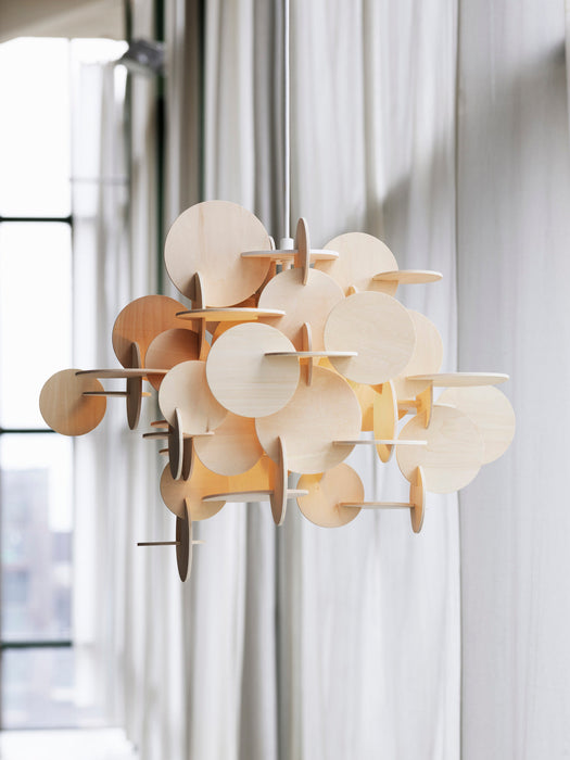 Bau Small Wood Pendant Light