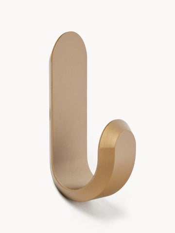 Curve Mini Wall Hooks, Set of 2