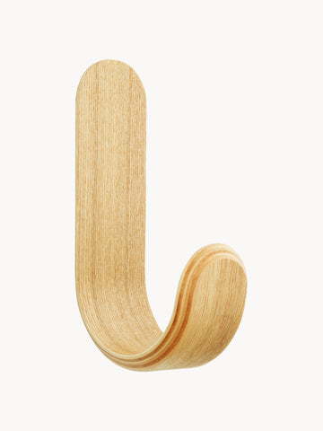 Curve Wooden Wall Hook