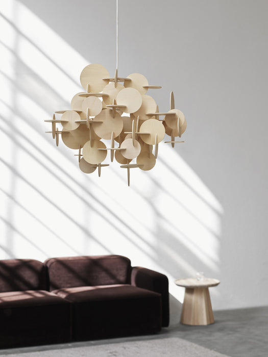 Small Wood Pendant Light Bau