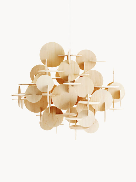 Small Wood Pendant Light Bau