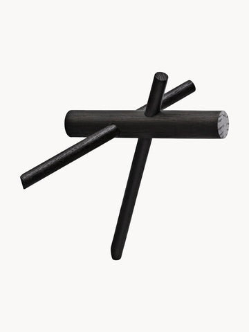 Sticks Wooden Wall Hooks, Set of 2