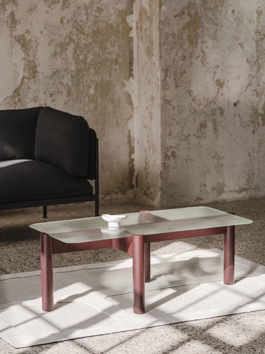 Coffee Table Kob with Glass Top