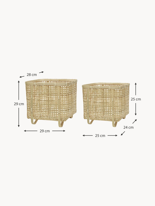 Bamboo Baskets Sporta Set of 2