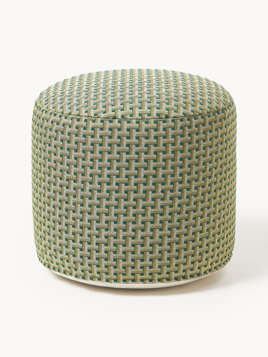 Handmade Outdoor Pouf Janis
