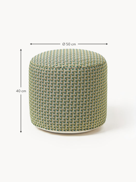 Handmade Outdoor Pouf Janis