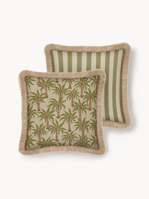 Handmade Reversible Outdoor Cushion Laura