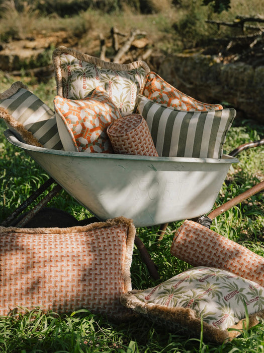 Handmade Reversible Outdoor Cushion Laura