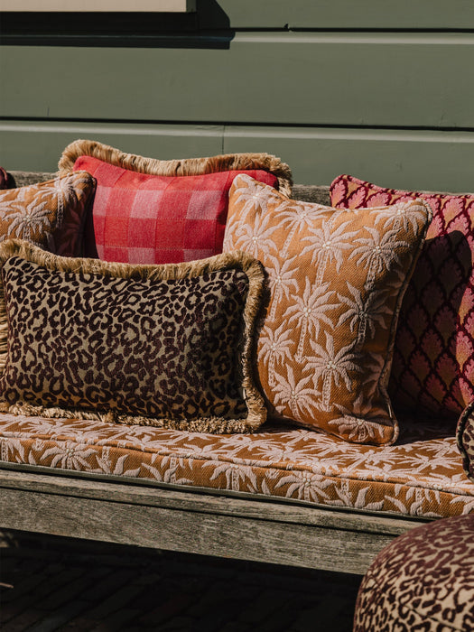 Handmade Reversible Outdoor Cushion Maya & Raffia