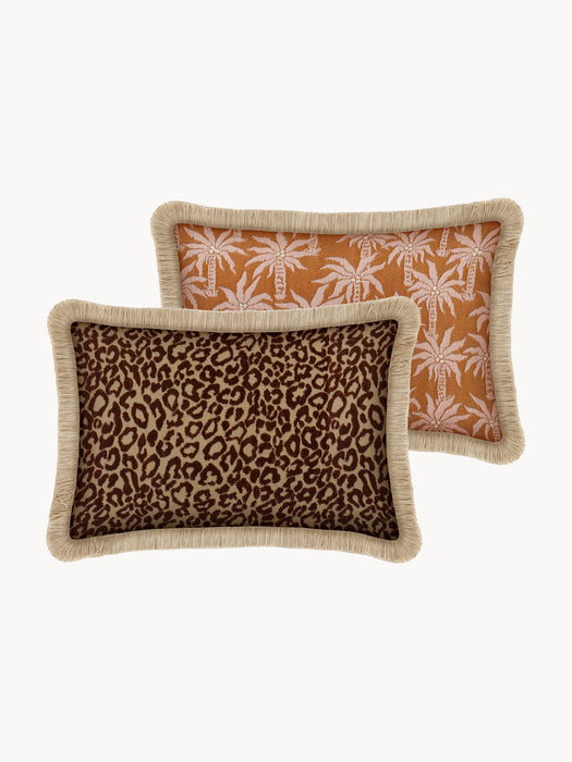 Handmade Reversible Outdoor Cushion Maya & Raffia