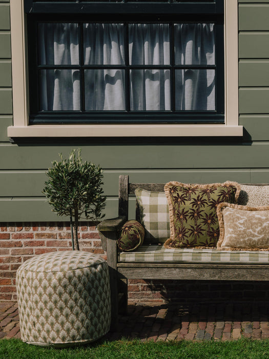 Jessica Handmade Outdoor Pouf