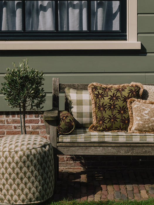 Jessica Handmade Outdoor Pouf