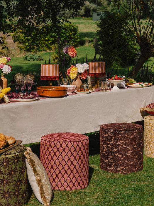 Handmade Outdoor Pouf Jessica