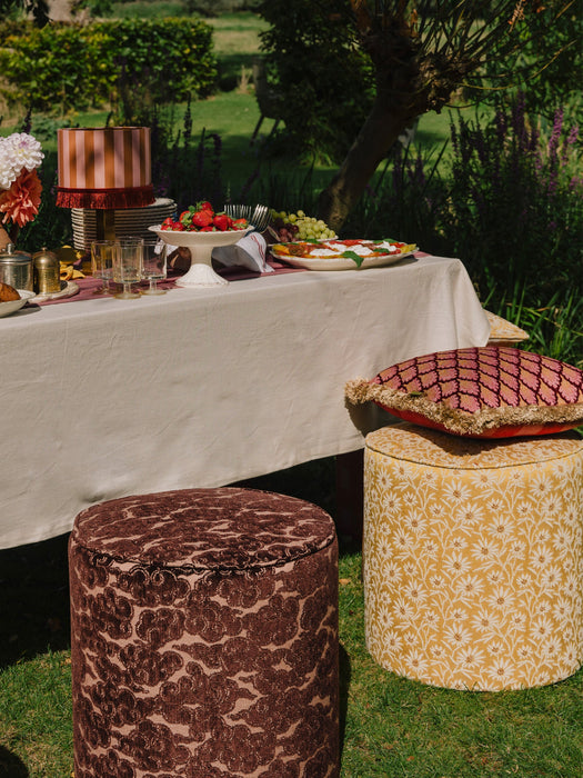 Handmade Outdoor Pouf Mako