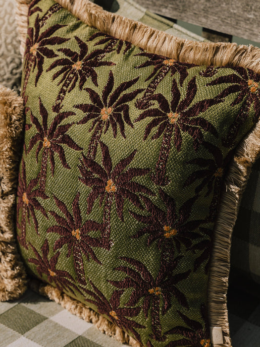 Handmade Reversible Outdoor Cushion Laura & Jessica