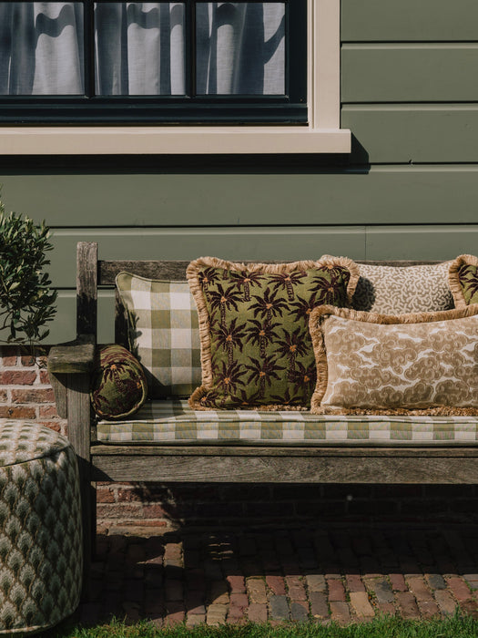 Handmade Reversible Outdoor Cushion Laura & Jessica