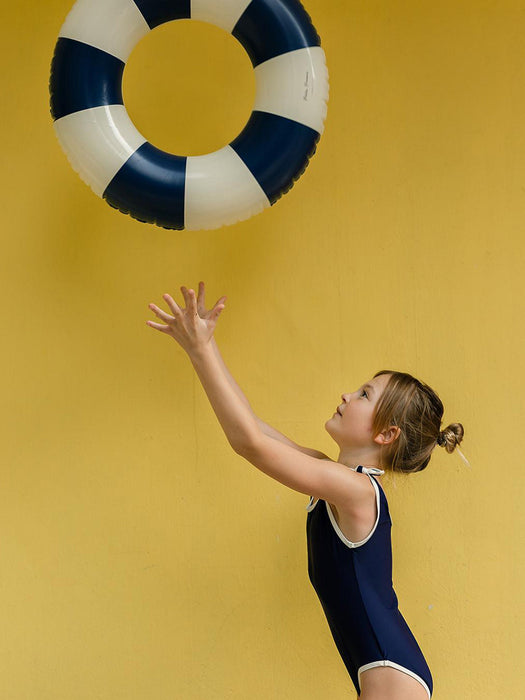 Hand-Printed Swim Ring Cannes Blue in various sizes