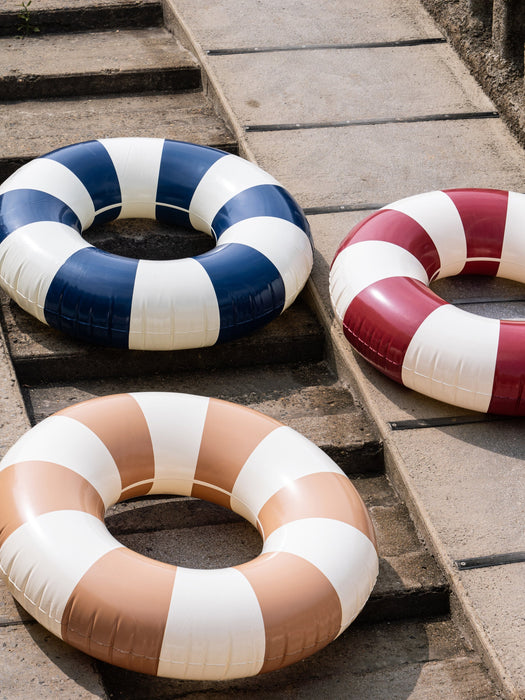Hand-Printed Swim Ring Cannes Blue in various sizes