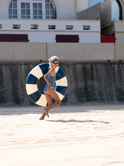 Hand-Printed Swim Ring Cannes Blue in various sizes