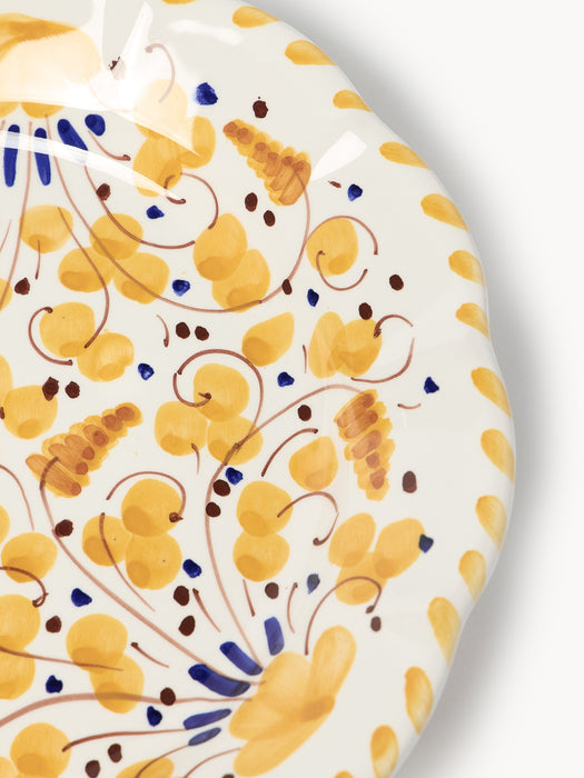 Handmade Breakfast Plate Toscana