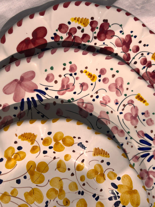Handmade Breakfast Plate Toscana