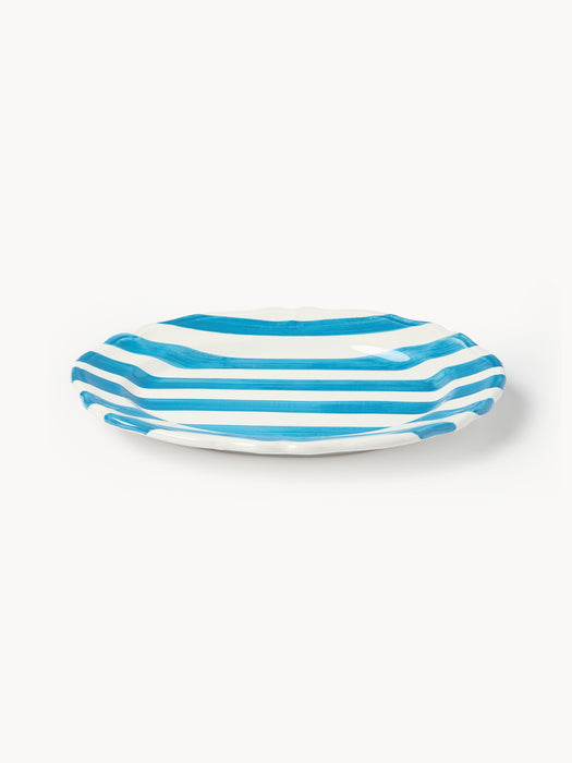 Handmade Serving Platter Rayure