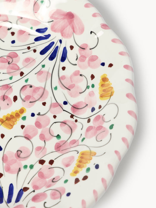 Handmade Breakfast Plate Toscana