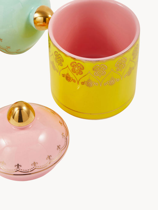 Grandpa Porcelain Storage Jar
