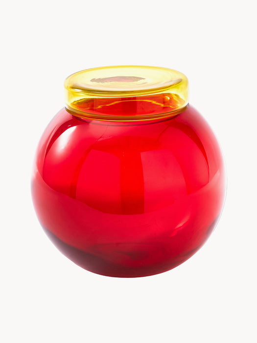 Bloated Jars with Caps, Set of 4
