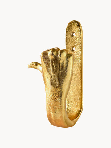 Thumbs-up Metal Wall Hook