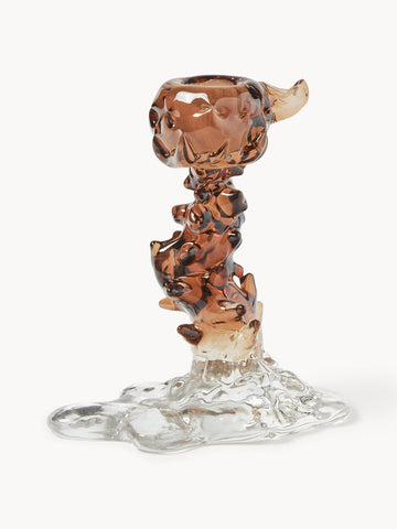Drip Glass Candle Holder
