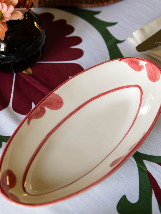 Hand-Painted Serving Platter Classic